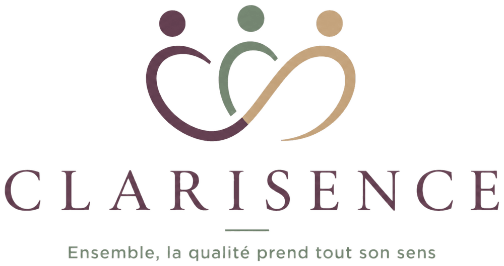 Logo Clarisence — Ensemble, la qualité prend tout son sens